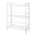 Convenience Concepts Designs-2-Go Extra Storage 3 Tier Wide Folding Metal Shelf, White 8019W